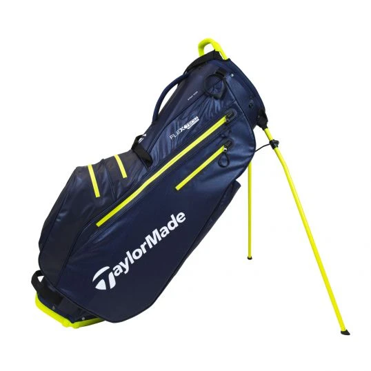 TaylorMade Flextech Waterproof Golf Stand Bag - Navy/Yellow 3 TaylorMade Flextech Waterproof Golf Stand Bag - Navy/Yellow