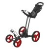 Masters Sun Mountain PathFinder PX4 Push Trolley - Magnetic Grey/Red -Golf Gear Shop 154499009 max