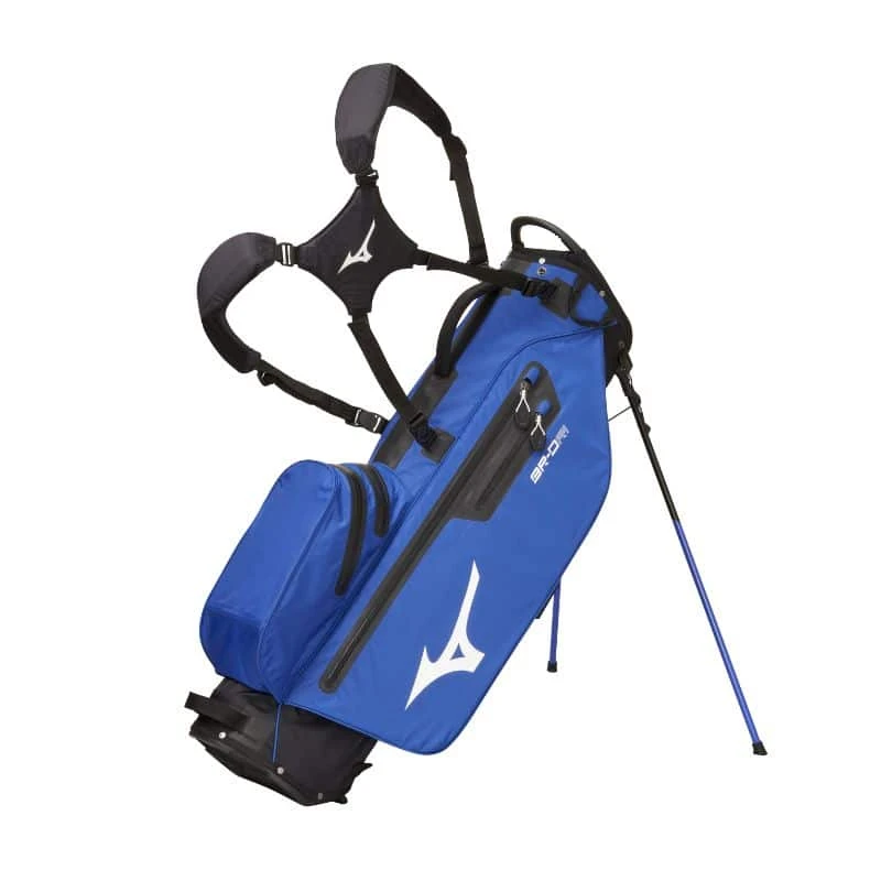 Mizuno BR-DRI Waterproof Golf Stand Bag - Blue/White 3 Mizuno BR-DRI Waterproof Golf Stand Bag - Blue/White