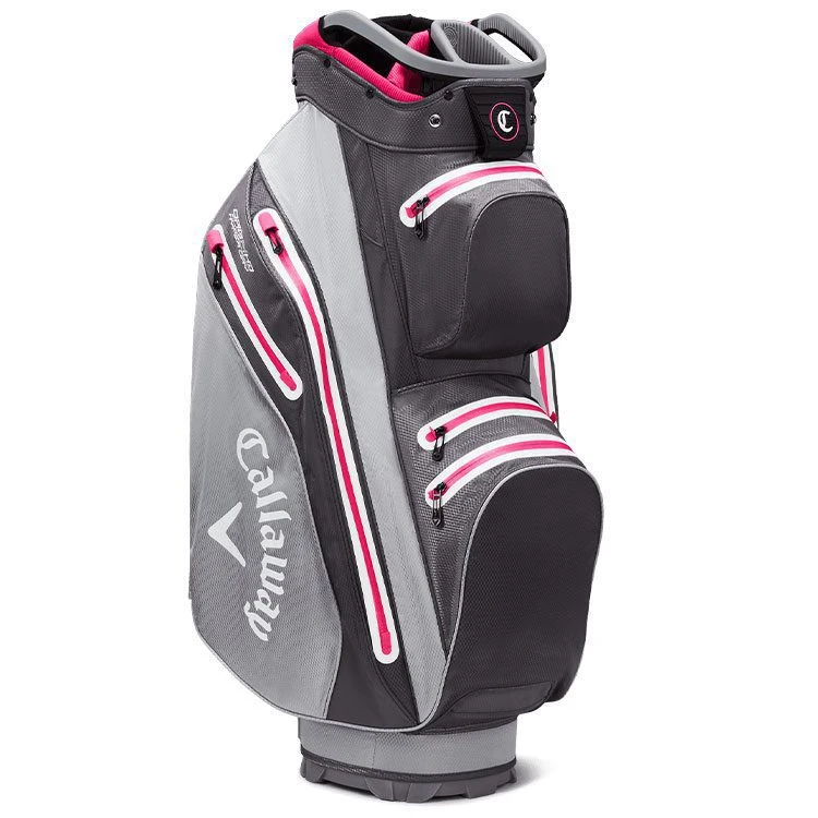 Callaway Org 14 Hyper Dry Golf Cart Bag - Charcoal/Silver/Pink 5 Callaway Org 14 Hyper Dry Golf Cart Bag - Charcoal/Silver/Pink - Image 3