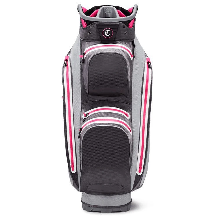 Callaway Org 14 Hyper Dry Golf Cart Bag - Charcoal/Silver/Pink 6 Callaway Org 14 Hyper Dry Golf Cart Bag - Charcoal/Silver/Pink - Image 4
