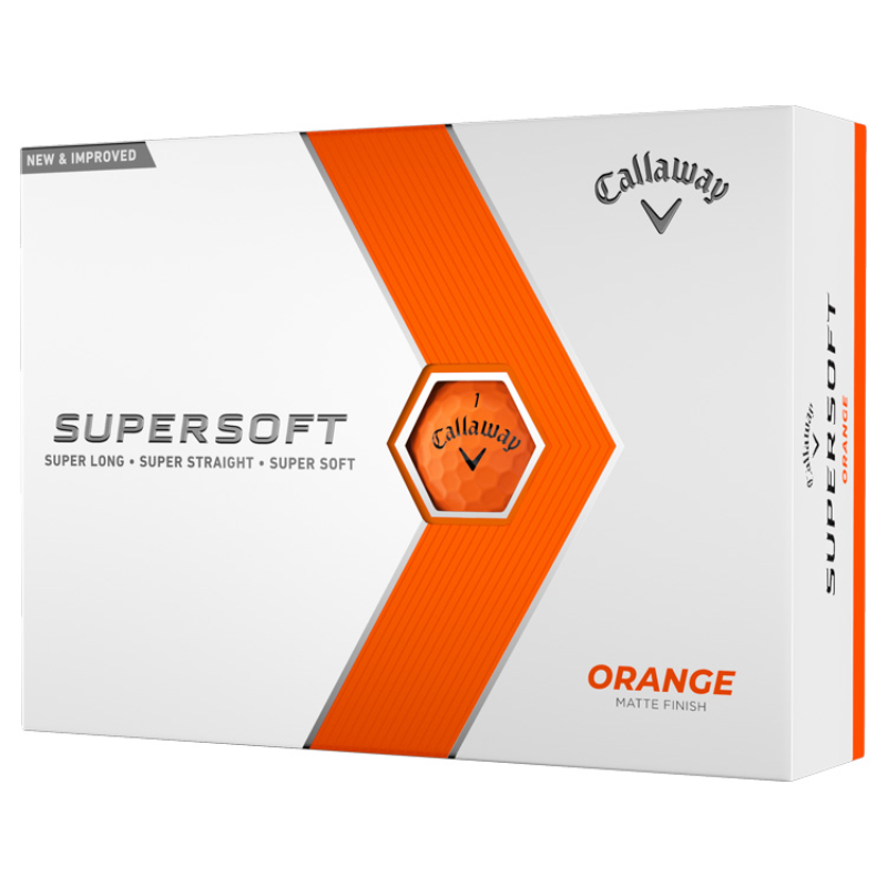 Callaway Supersoft Golf Balls - Orange 3 Callaway Supersoft Golf Balls - Orange