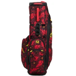 Ogio All Elements Hybrid Stand Bag - Red Flower Party -Golf Gear Shop Ogio Red Flowers Stand Bag 2 700x