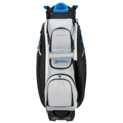 Srixon Premium Golf Cart Bag 14 Srixon Premium Golf Cart Bag -Golf Gear Shop Srixon Premium Cart Bag Grey Black 2