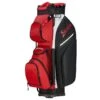 Srixon Premium Golf Cart Bag 2 Srixon Premium Golf Cart Bag -Golf Gear Shop Srixon Premium Cart Bag Red Black 1