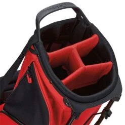 TaylorMade FlexTech Lite Golf Stand Bag - Red/Black/White -Golf Gear Shop TaylorMade Flex Tech Lite Golf Stand Bag Black Red 3