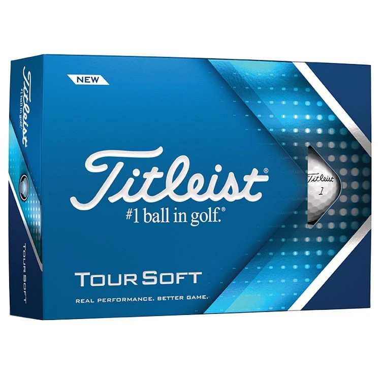 Titleist Tour Soft Golf Balls 2022 - White (12 Balls) 3 Titleist Tour Soft Golf Balls 2022 - White (12 Balls)