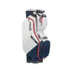 PING Traverse Golf Cart Bag - Platinum/Navy/Red 2 PING Traverse Golf Cart Bag - Platinum/Navy/Red -Golf Gear Shop Traverse Platinum Navy Red