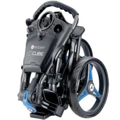 Motocaddy CUBE Push Trolley - Graphite/Blue