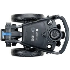 Motocaddy CUBE Push Trolley - Graphite/Blue -Golf Gear Shop cube blue 4
