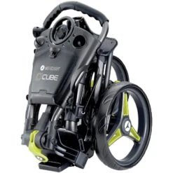 Motocaddy CUBE Push Trolley - Graphite/Lime