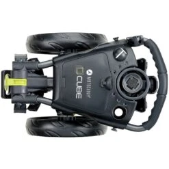 Motocaddy CUBE Push Trolley - Graphite/Lime -Golf Gear Shop cube lime 4