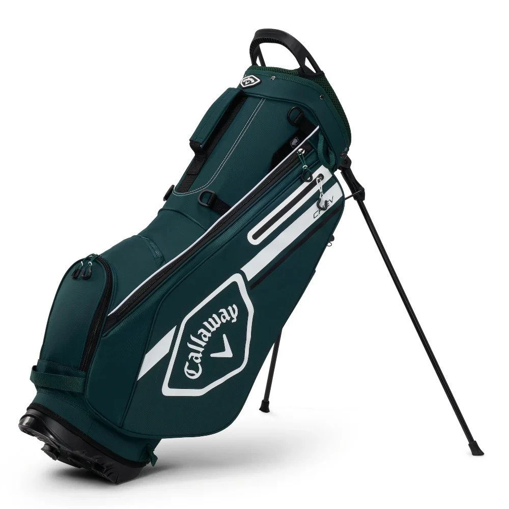 Callaway Chev Stand Golf Bag - Green/White 3 Callaway Chev Stand Golf Bag - Green/White