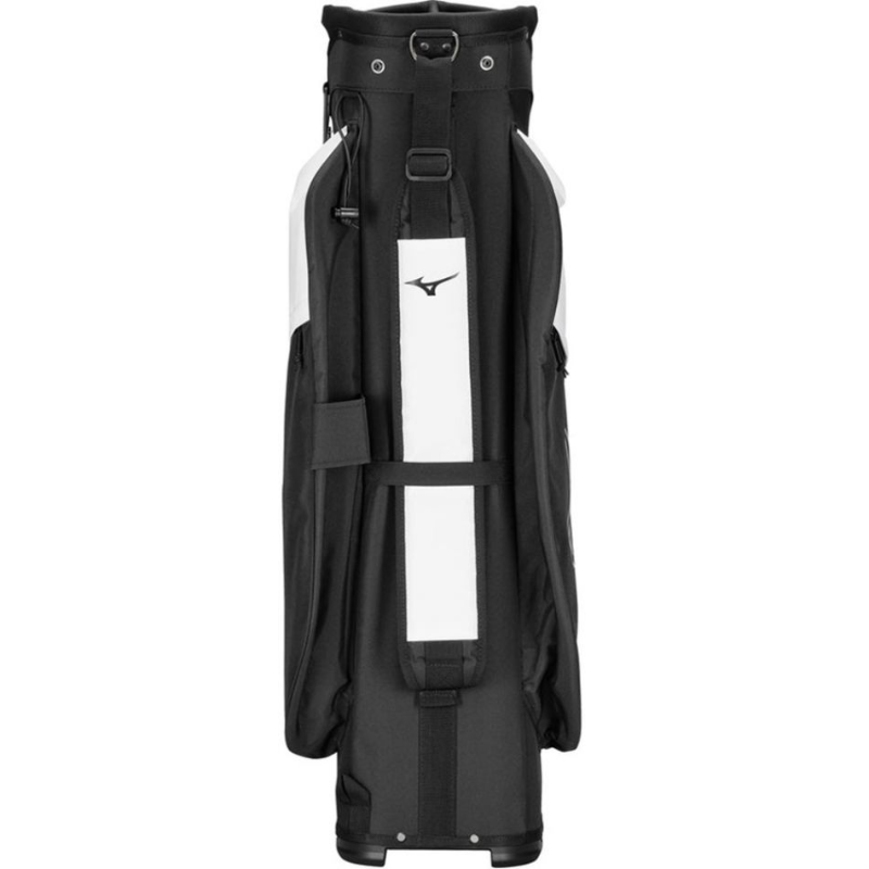 Mizuno Light Weight 7-Way Cart Bag - White/Black 4 Mizuno Light Weight 7-Way Cart Bag - White/Black - Image 2