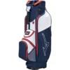 Mizuno Light Weight 7-Way Cart Bag - Navy/White -Golf Gear Shop mizuno light weight cart bag 7 way navy white 1