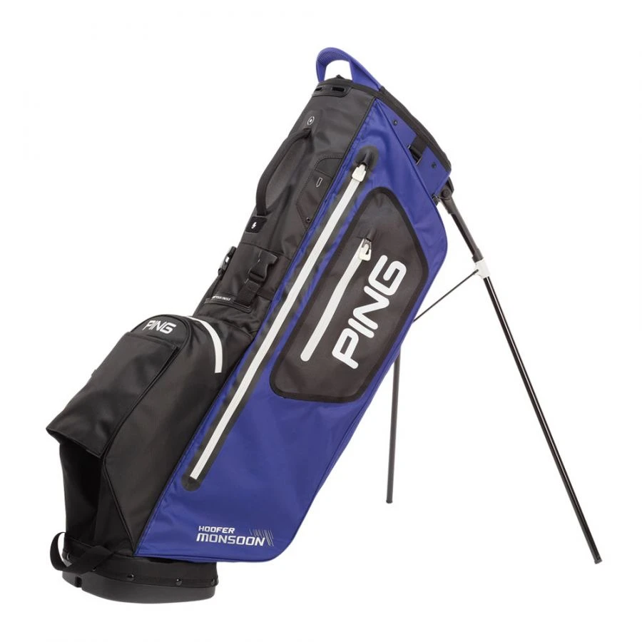 Ping Hoofer Monsoon Stand Bag - Cobalt Blue/Black 3 Ping Hoofer Monsoon Stand Bag - Cobalt Blue/Black