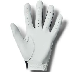 Under Armour UA Iso-Chill Golf Glove - White/Black -Golf Gear Shop underarmourSS21 1325608 001 2 1